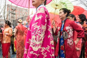 Women in traditional clothing from the South of China